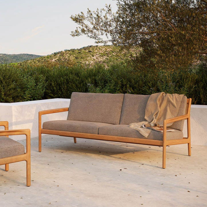 Teak Jack Mocha Outdoor 2 Seater Sofa