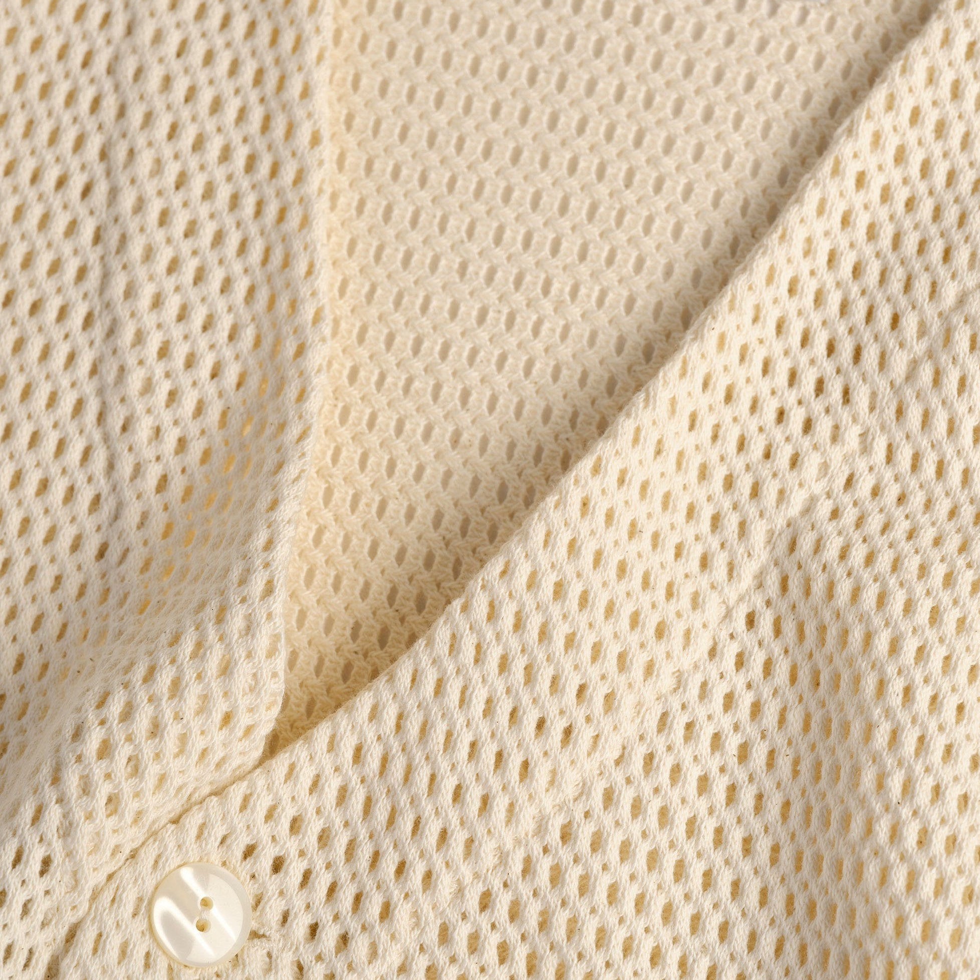 Ecru Net Cardigan