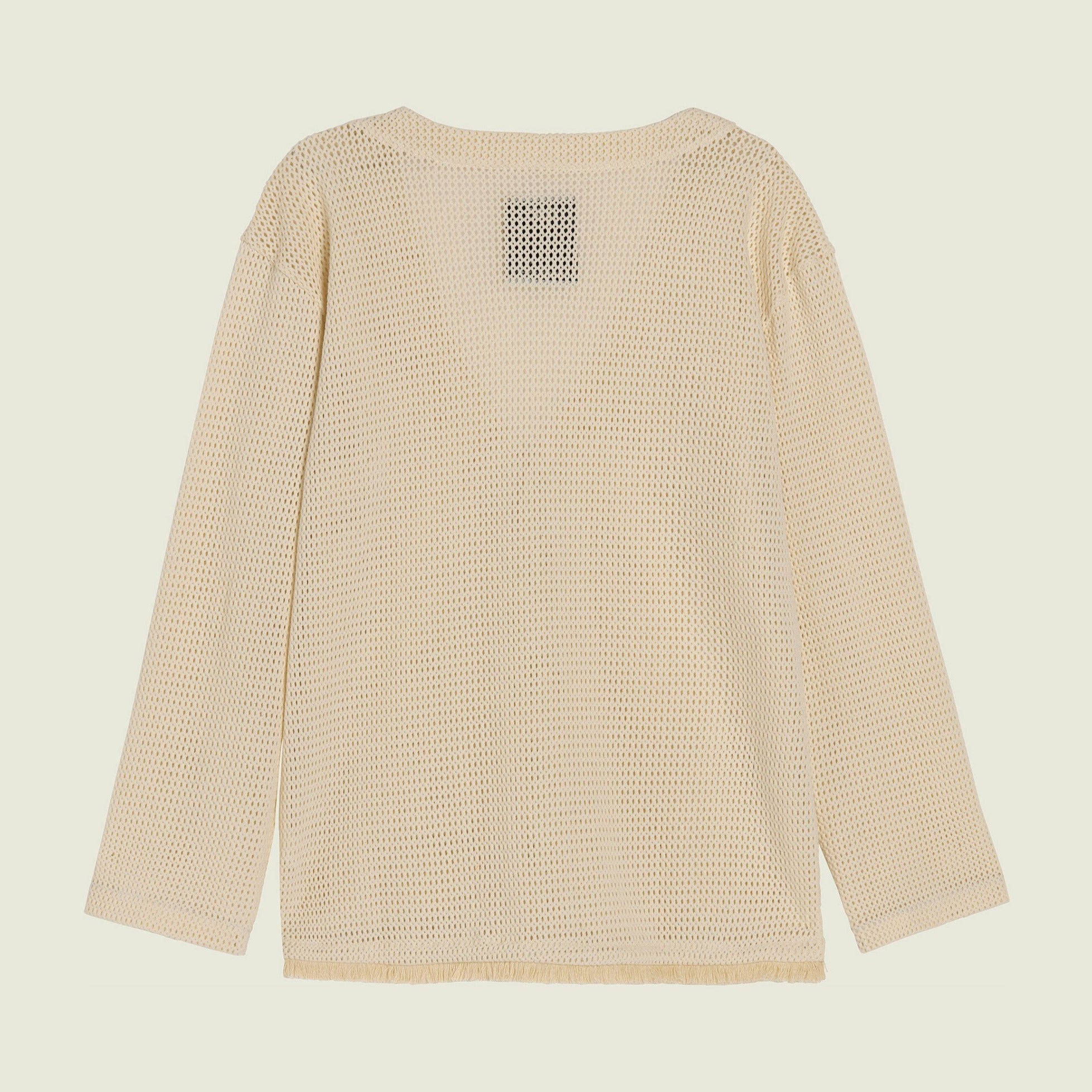 Ecru Net Cardigan