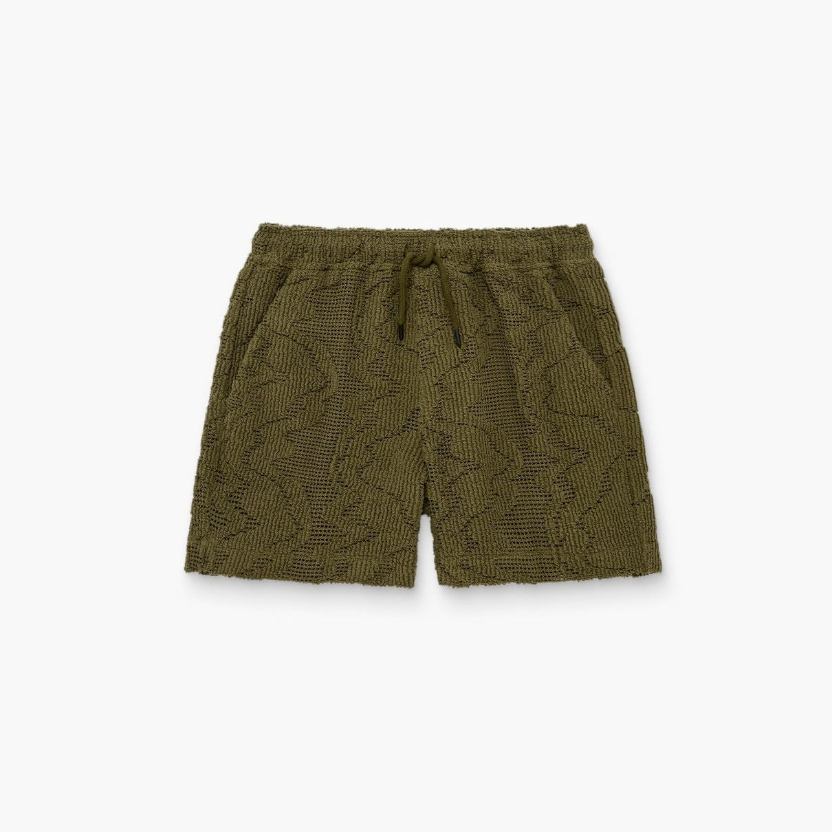 Pine Verve Crochet Shorts
