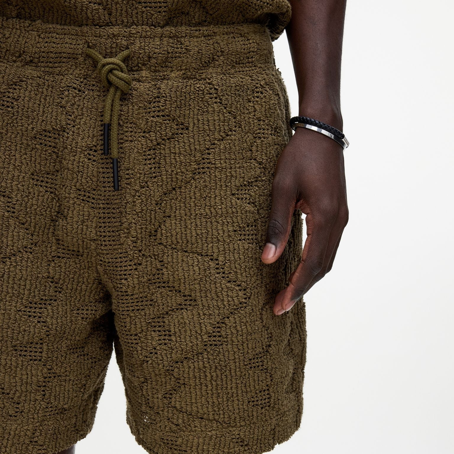 Pine Verve Crochet Shorts