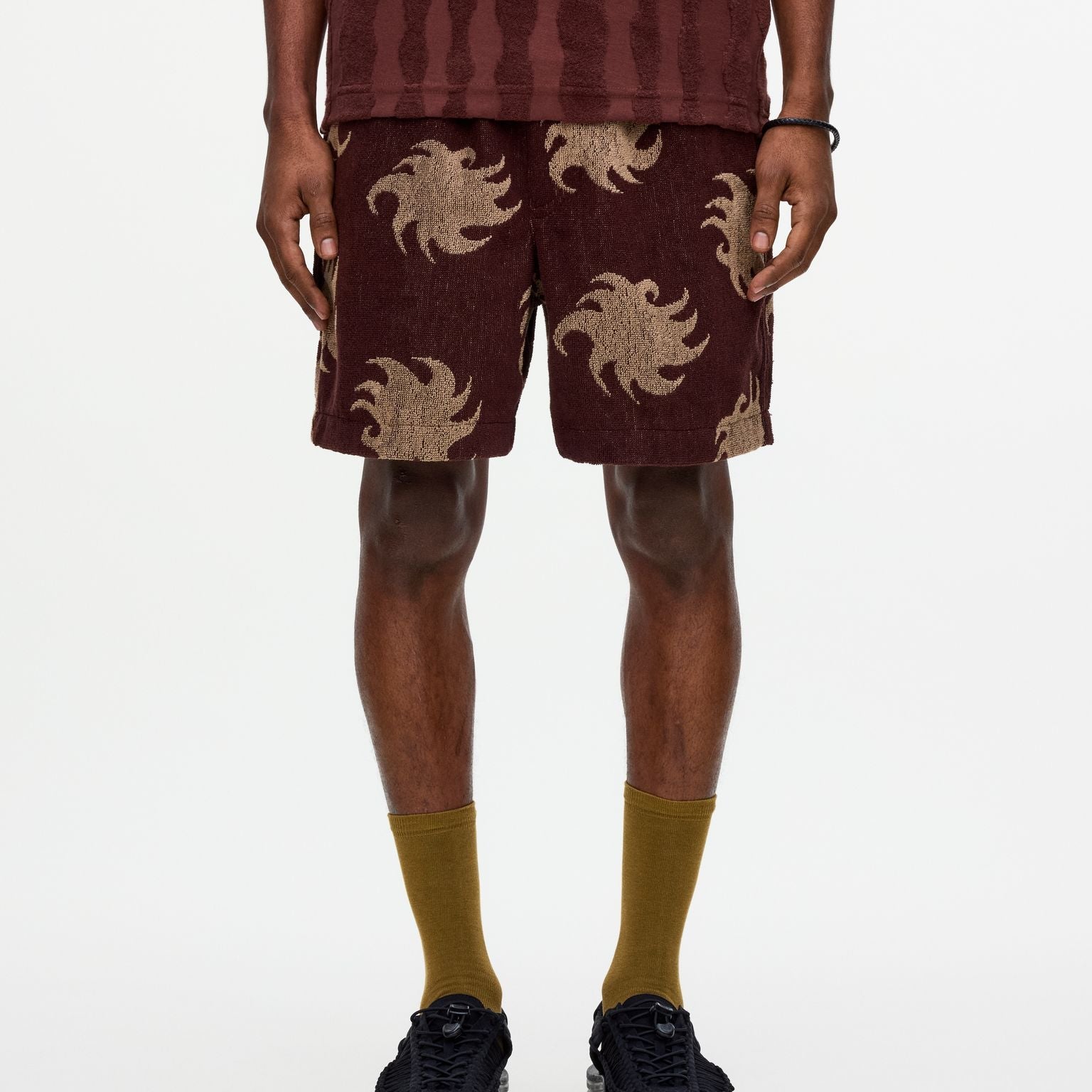 Mocha Ember Terry Shorts
