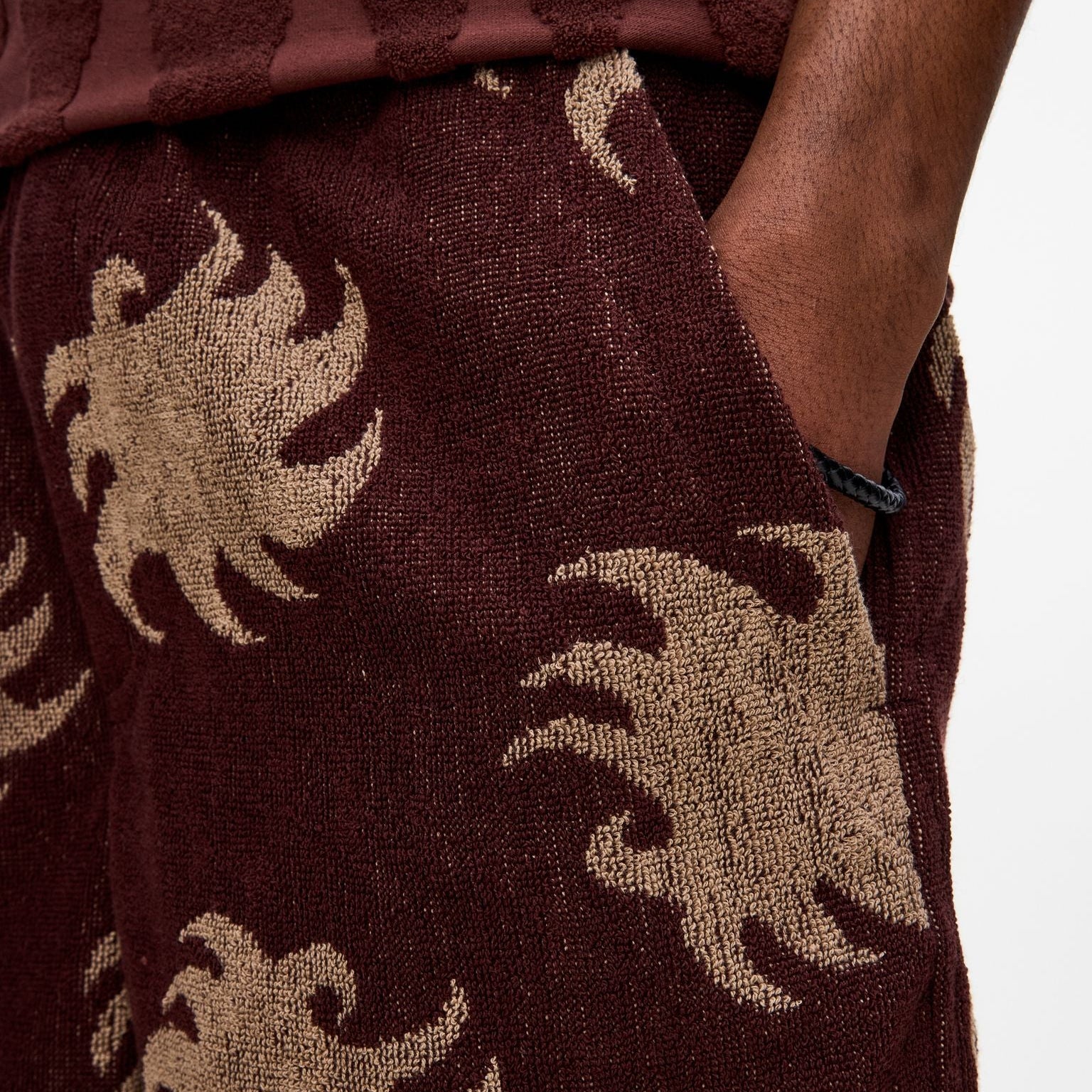 Mocha Ember Terry Shorts