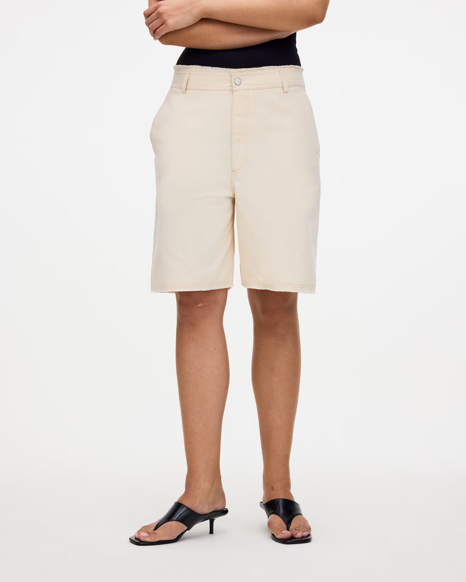 Ecru Arena Bermuda Shorts