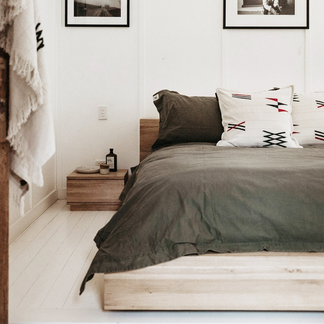 Organic Canvas Duvet Cover - Coastal Living