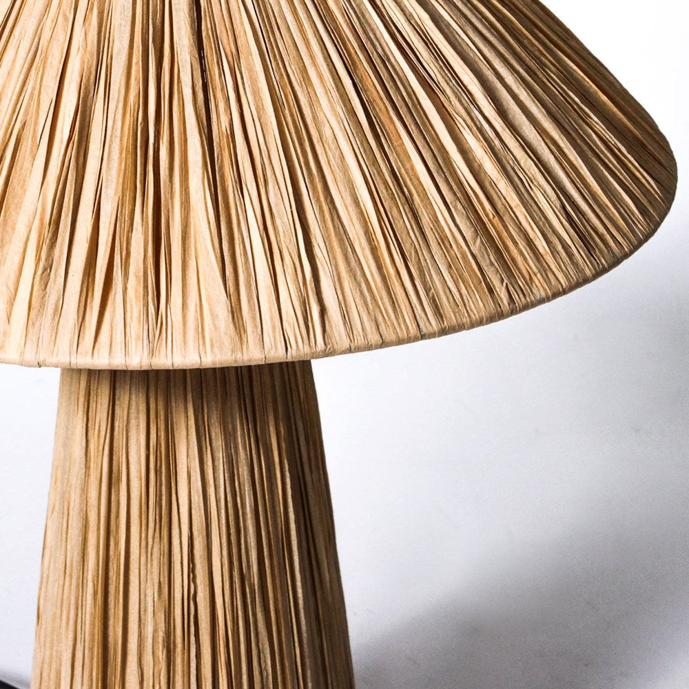 Ourea Raffia Table Lamp Natural - Coastal Living