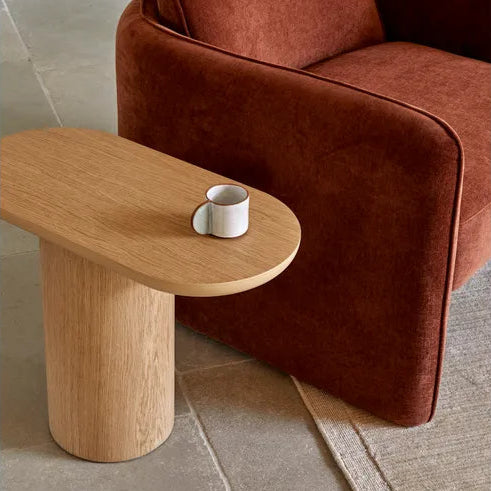 Seb Pedestal Side Table