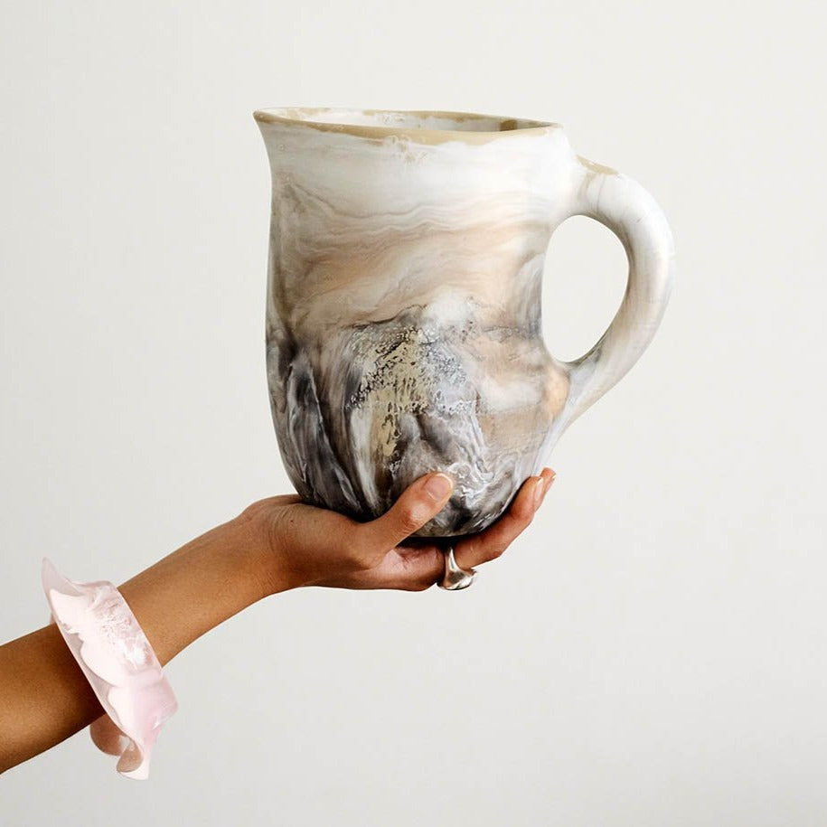 Large Resin Rock Jug