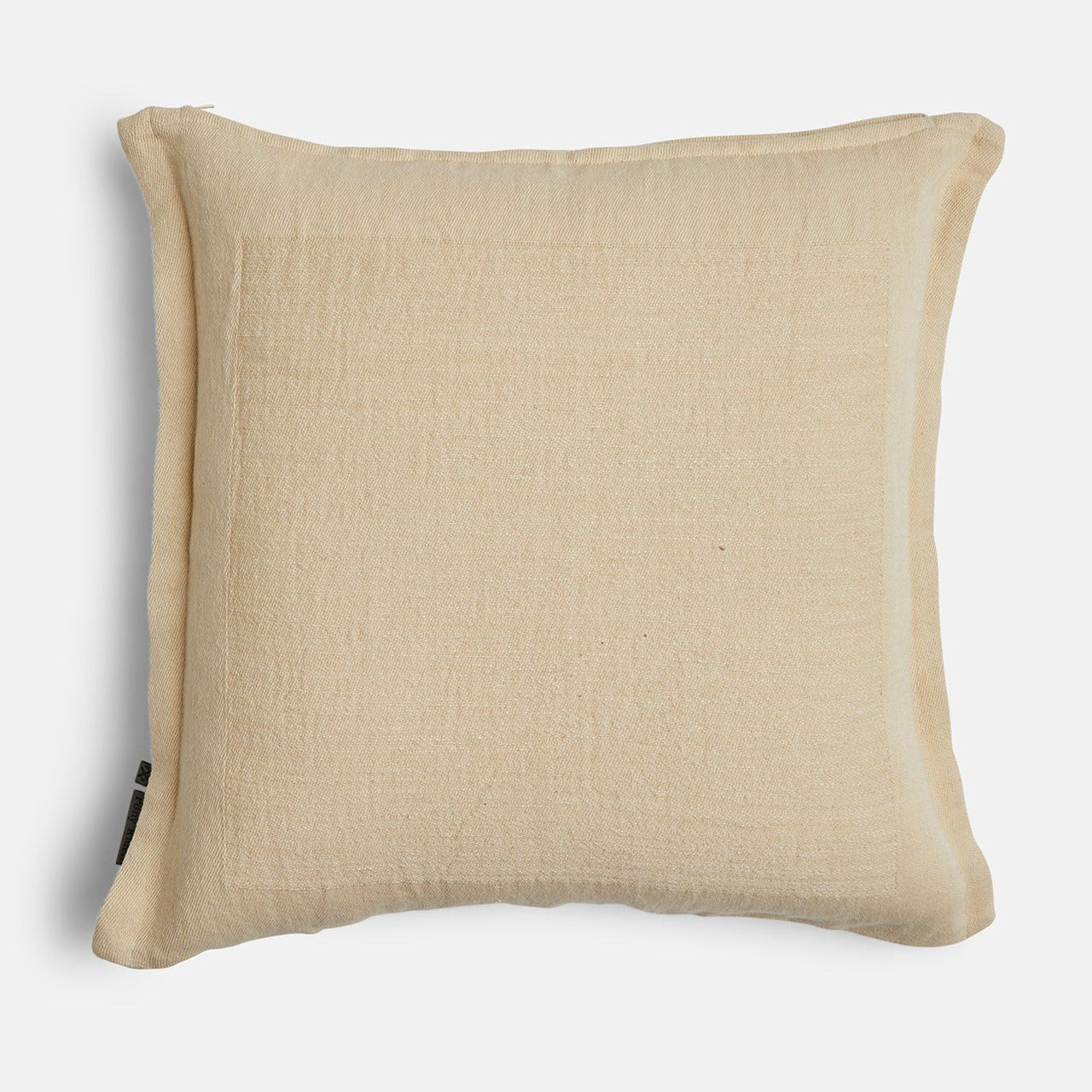 Bare Bones Linen Cushion Angora - Coastal Living