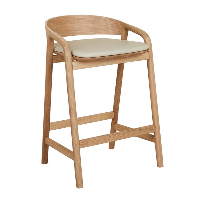 Tolv Inlay Upholstered Barstool - Coastal Living