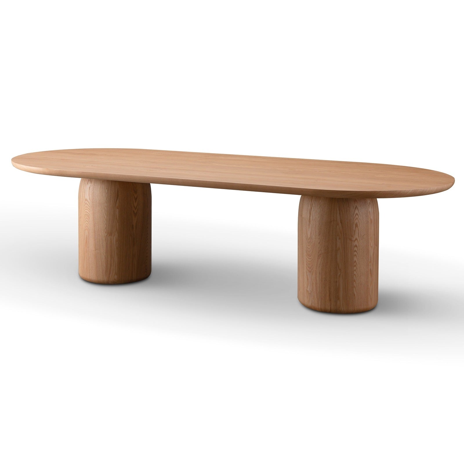 Tide Twin Pedestal Dining Table Oak