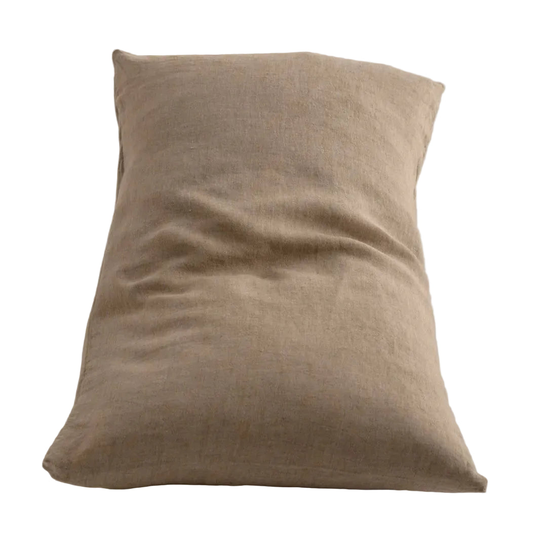 Basix Linen Pillowcase - Brun