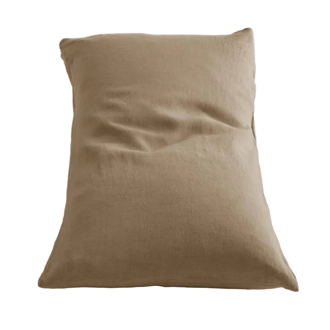Basix Linen Pillowcase - Carmel
