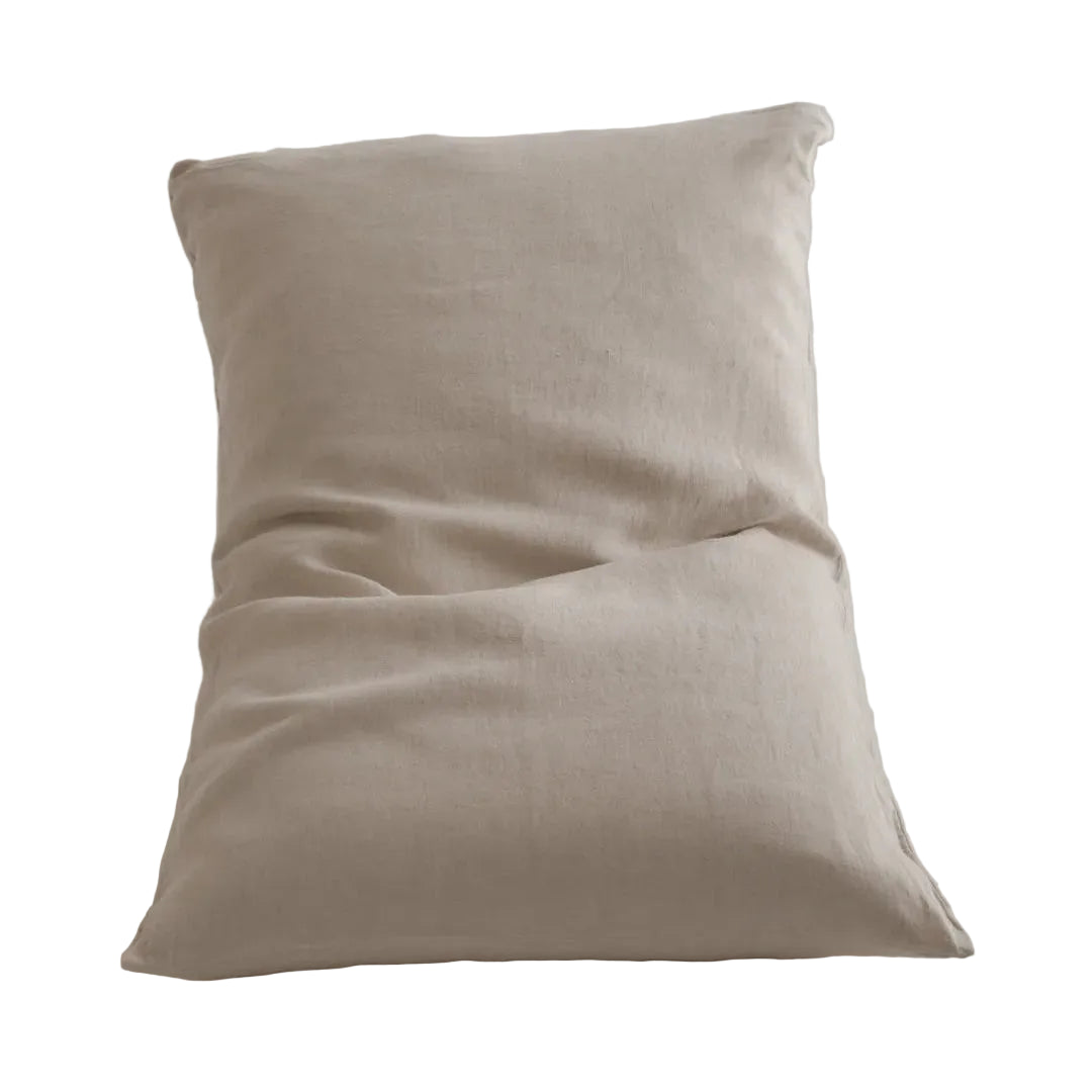 Basix Linen Pillowcase - Sable