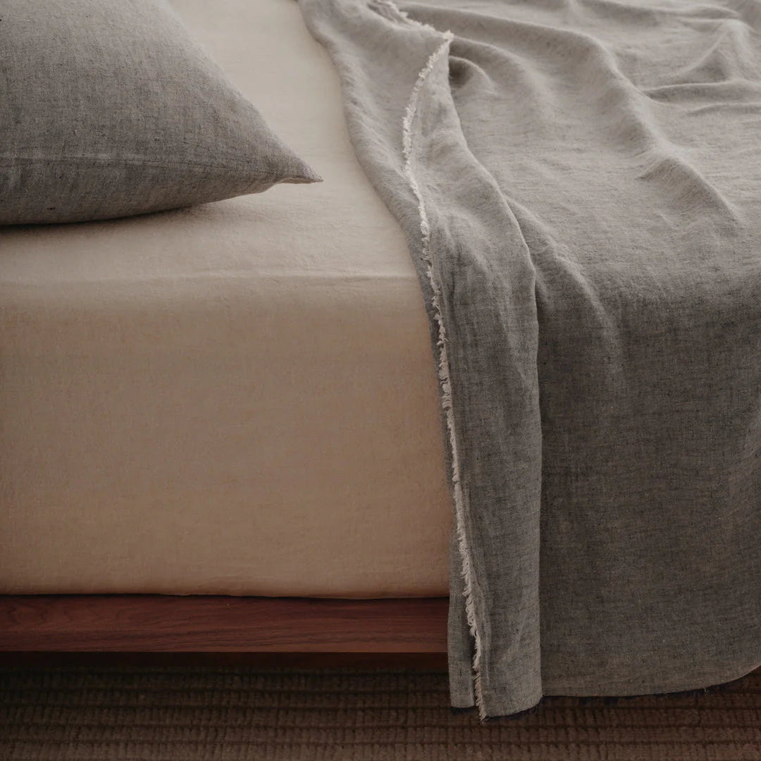 Basix Linen Pillowcase - Nox