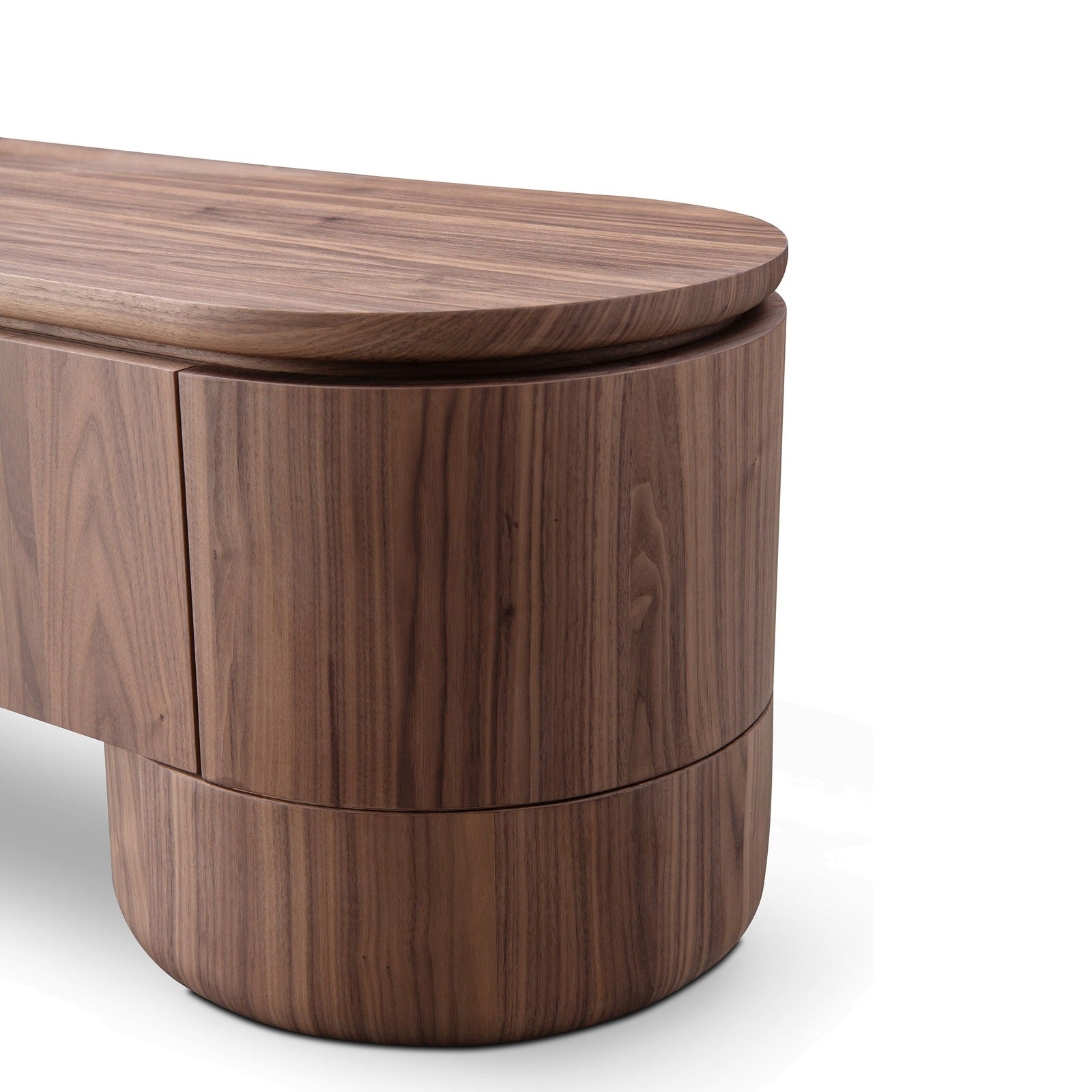 Ocean Entertainment Unit 3 Door Walnut