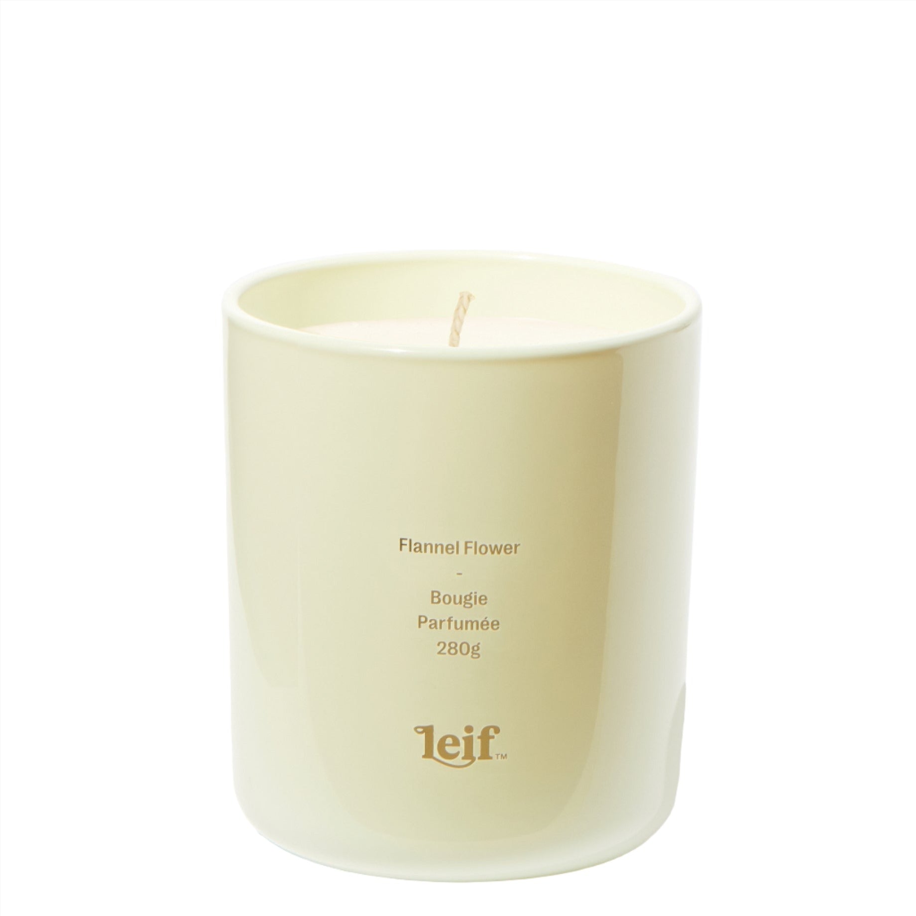 Flannel Flower Candle