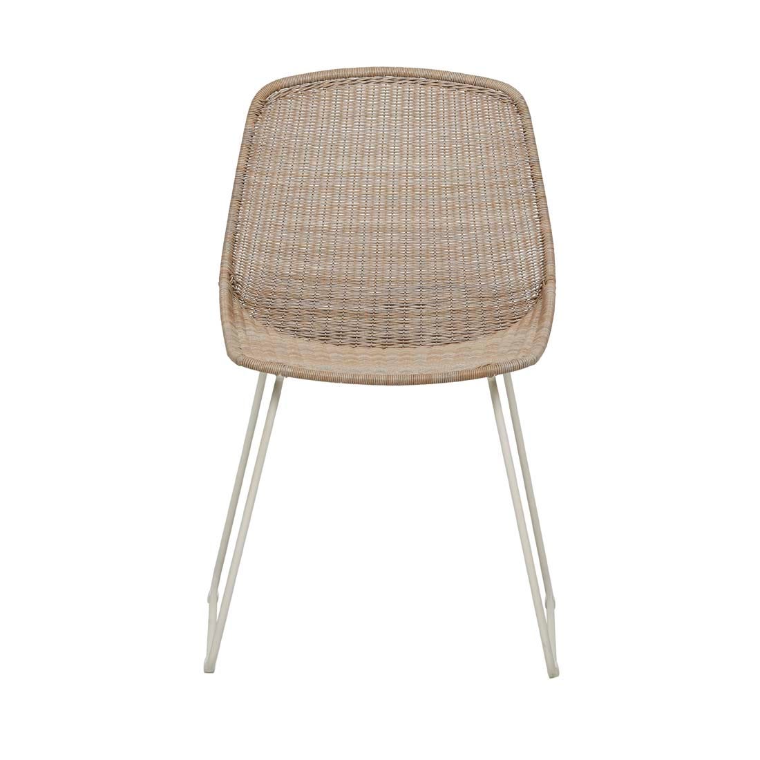 Granada Scoop Closed Weave Dining Chair - Coastal Living