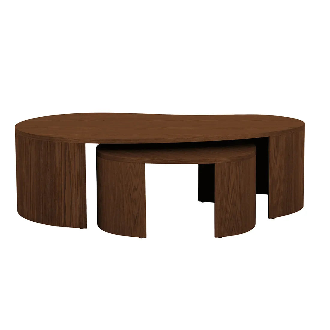 Oberon Curve Nest of 2 Coffee Tables