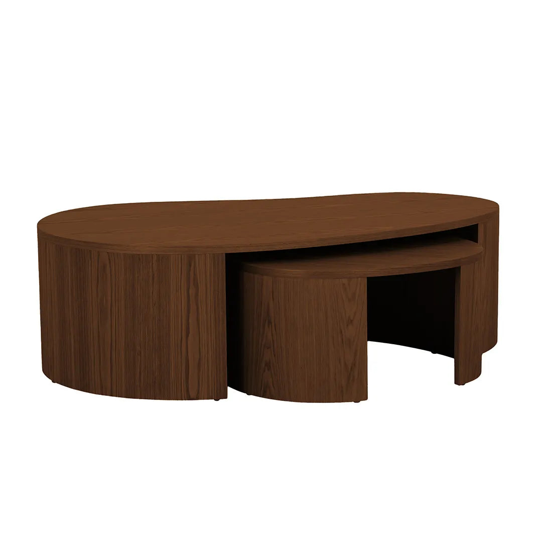 Oberon Curve Nest of 2 Coffee Tables