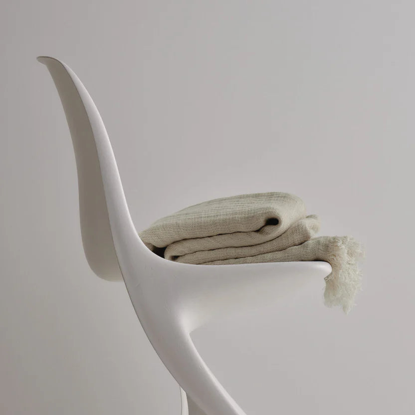 Crush Linen Throw Blanket - Fysk Melange