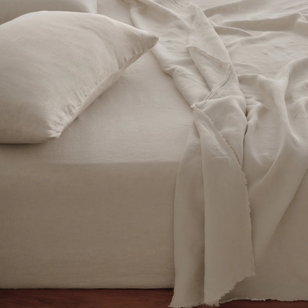 Basix Linen Pillowcase - Sable