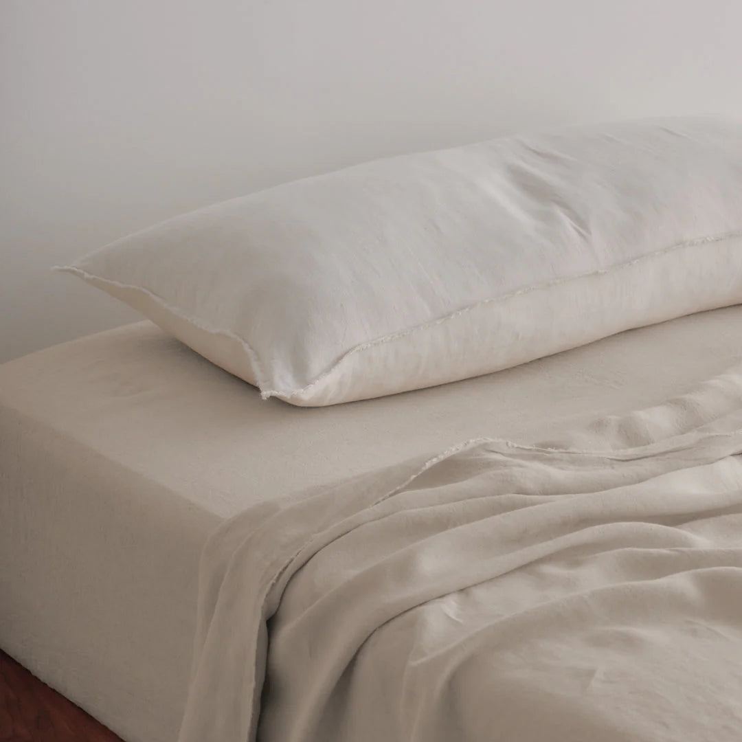 Flocca Linen Body Pillow - Petra
