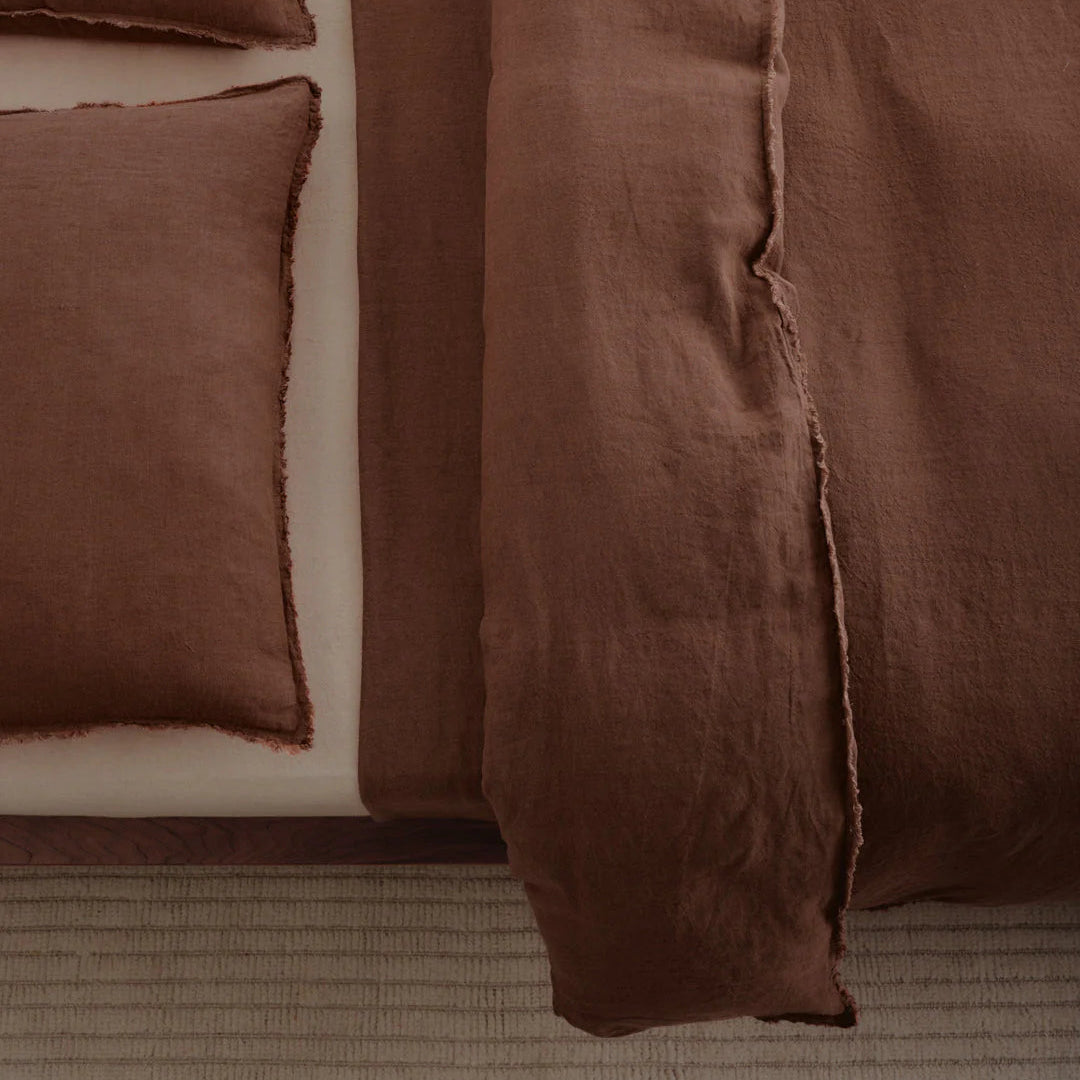 Flocca Linen Pillowcase - Moro
