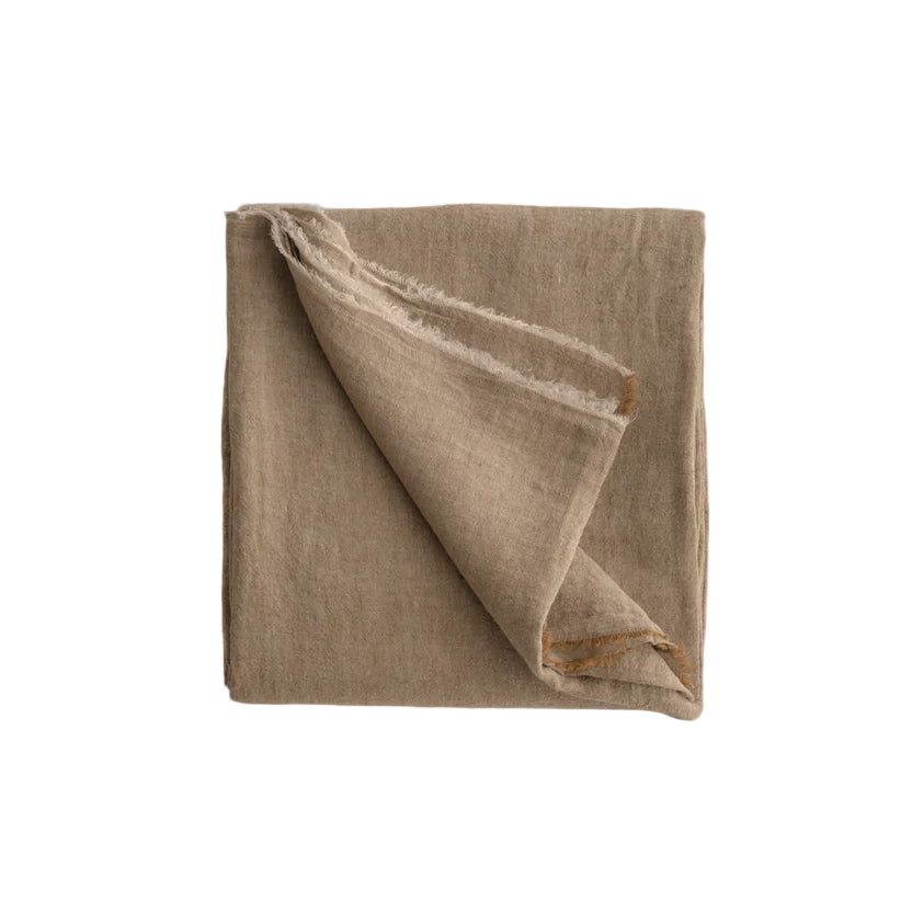 Flocca Linen Duvet Cover - Brun