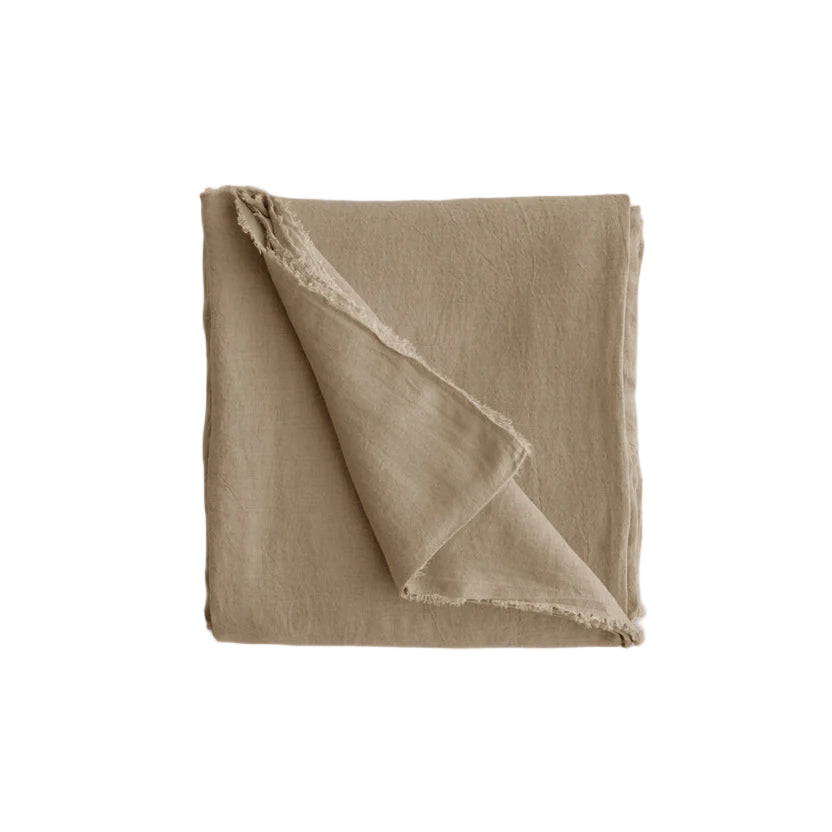 Flocca Linen Duvet Cover - Carmel