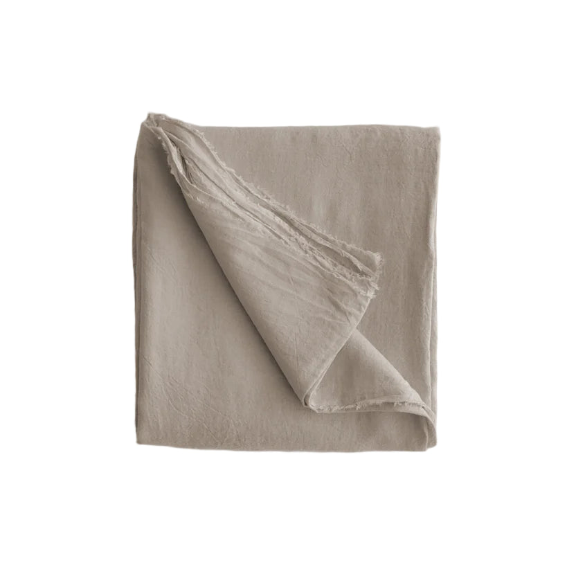 Flocca Linen Duvet Cover - Sable