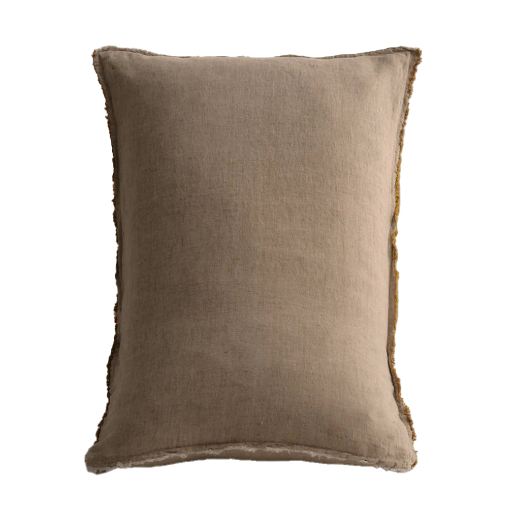 Flocca Linen Pillowcase - Brun