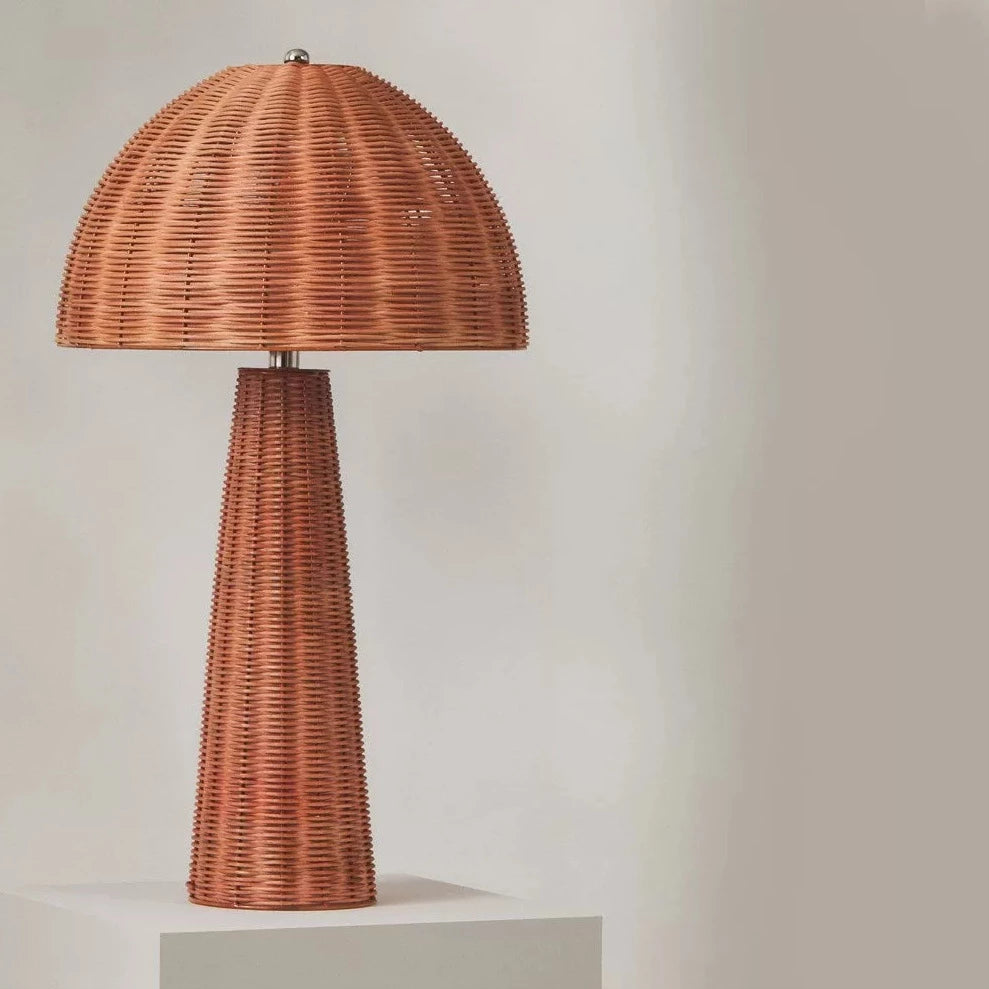 Amara Rattan Table Lamp - Coastal Living