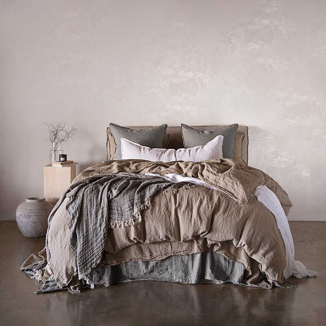 Flocca Linen Duvet Cover - Cep