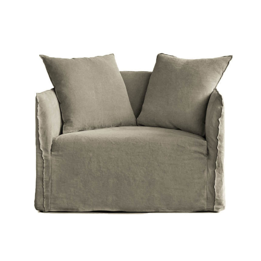 Loose Linen Love Seat - Coastal Living