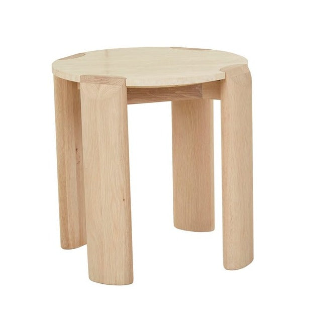 Willa Side Table Travertine