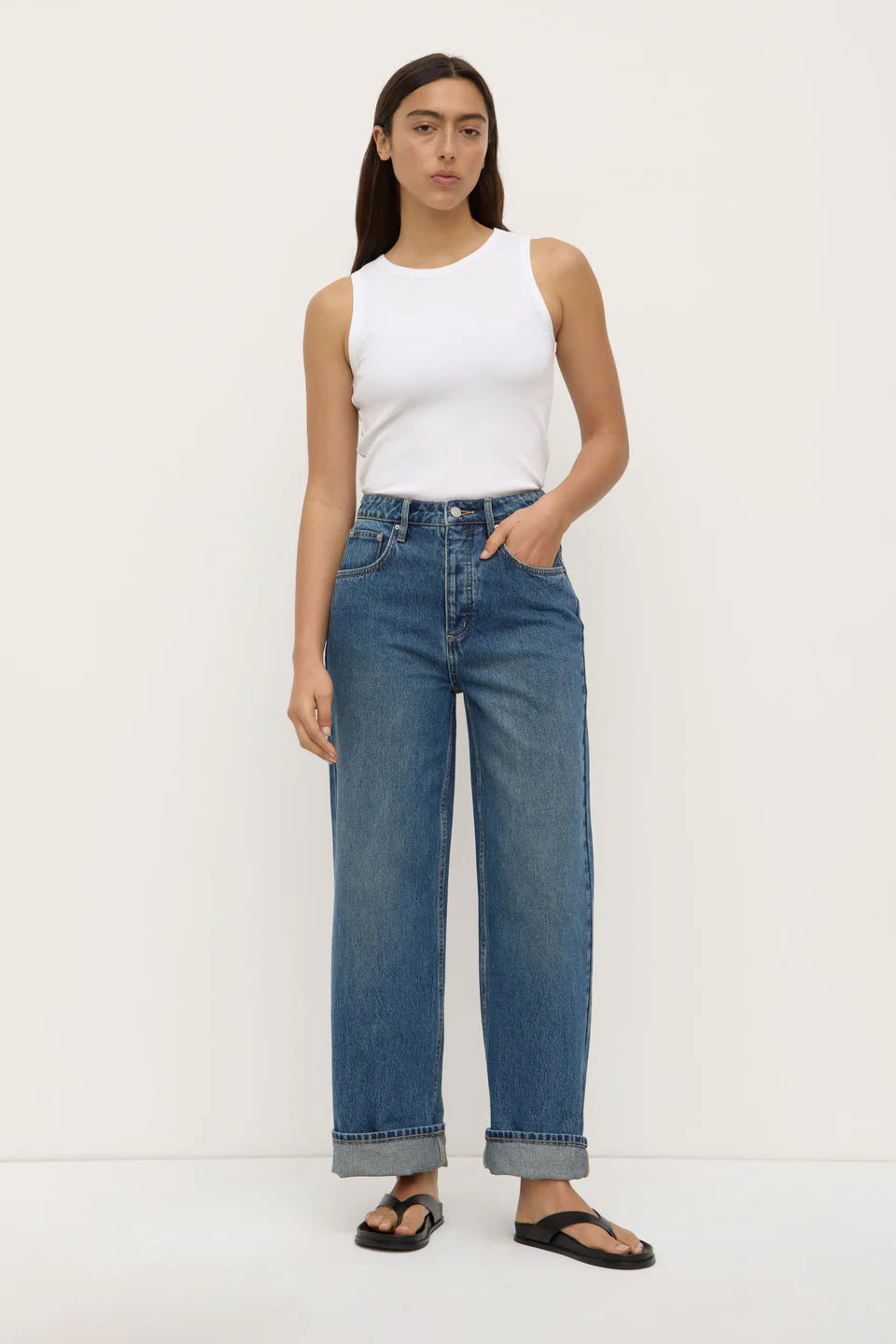 Oversized High Rise Jean