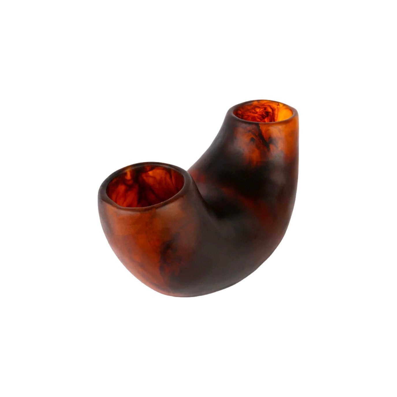 Medium Resin Horn Vase