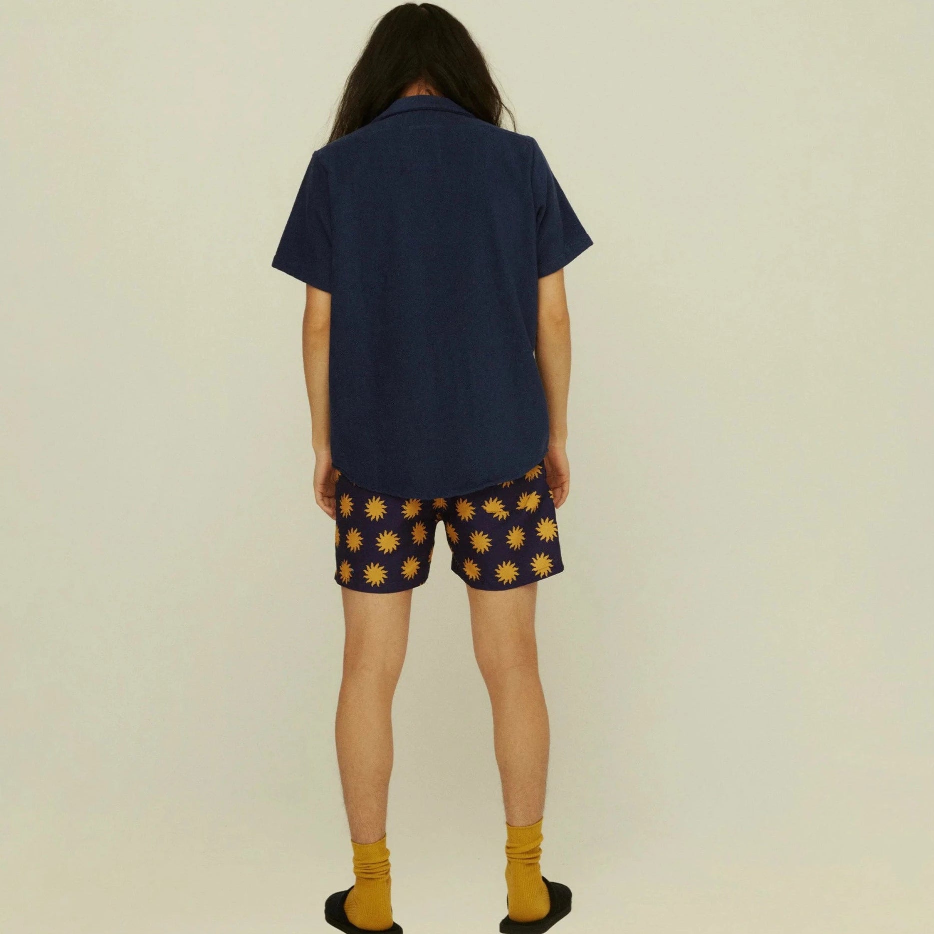 Navy Cuba Terry Shirt