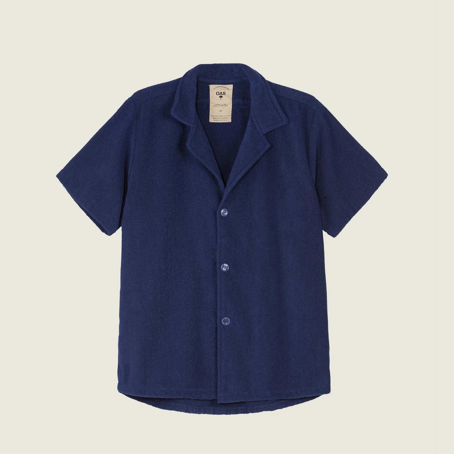 Navy Cuba Terry Shirt