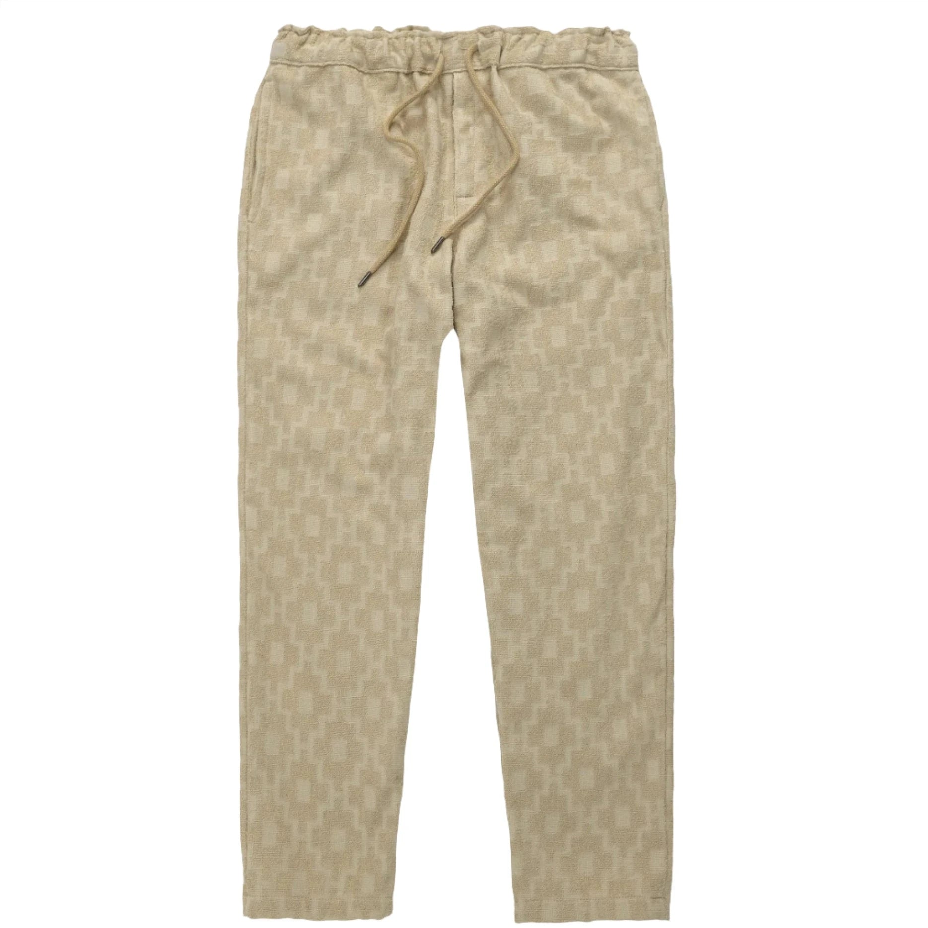 Beige Machu Terry Long Pant