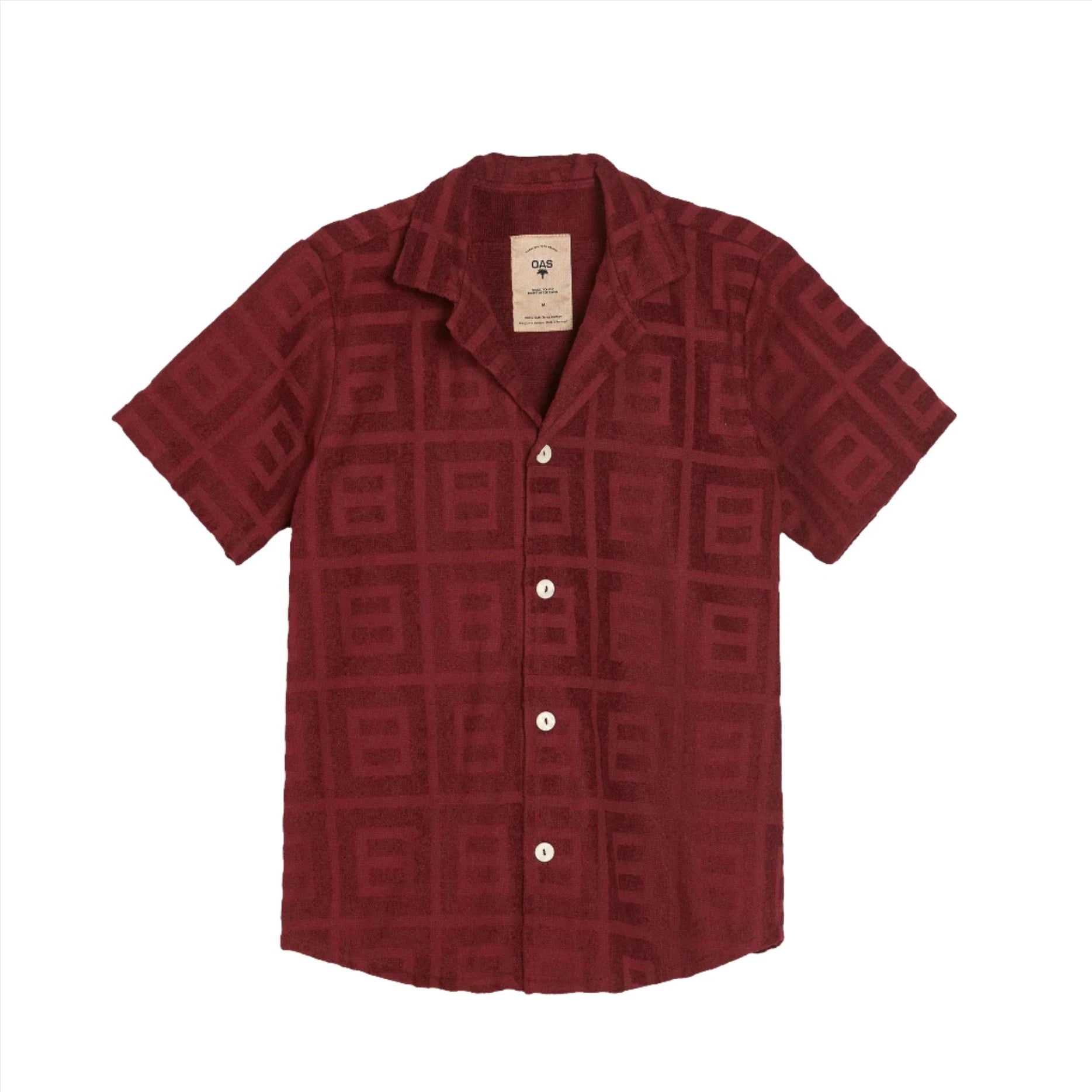 Burgundy Terrace Cuba Terry Shirt