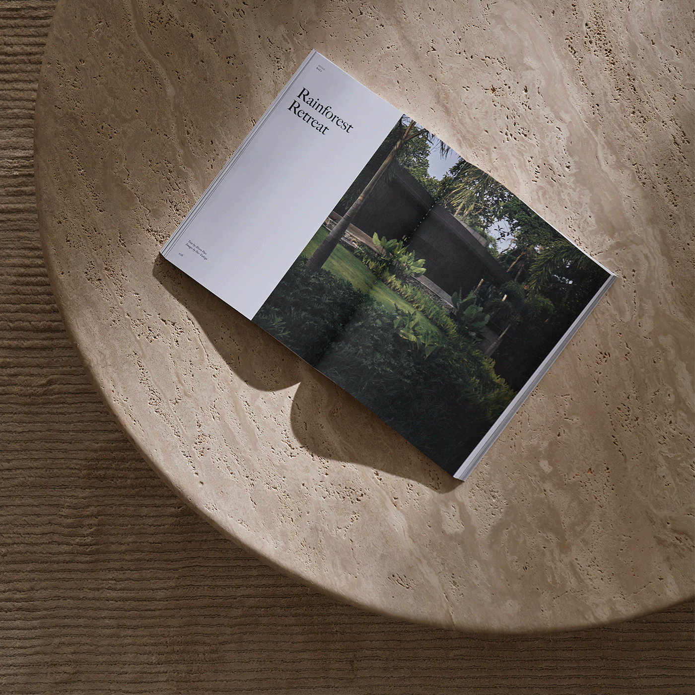Arlo Travertine Coffee Table