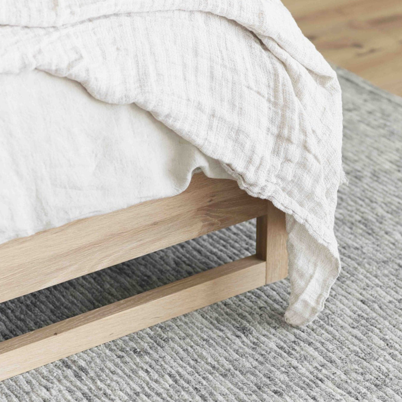 Ocean Solid Oak Bed - Coastal Living