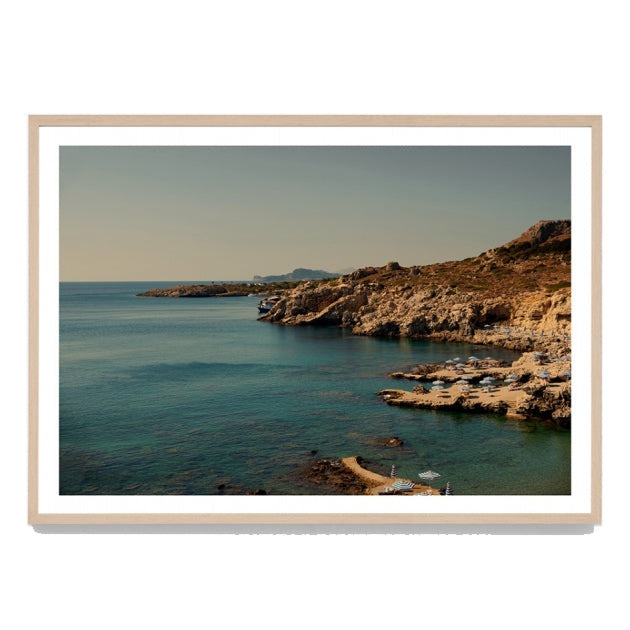 Greek Coastline Print