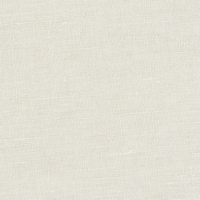 Loose Linen Round Ottoman - Coastal Living