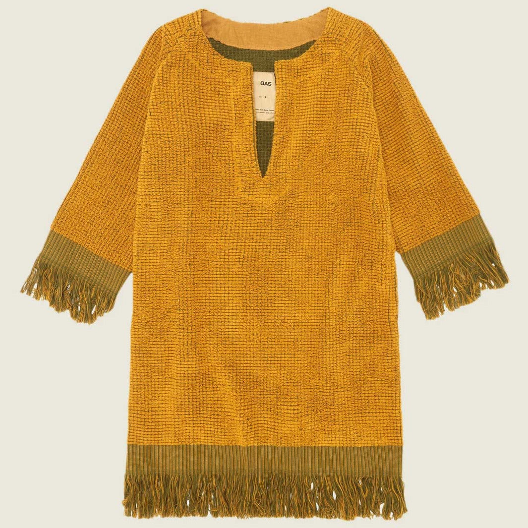 Odilia Mustard Terry Dress