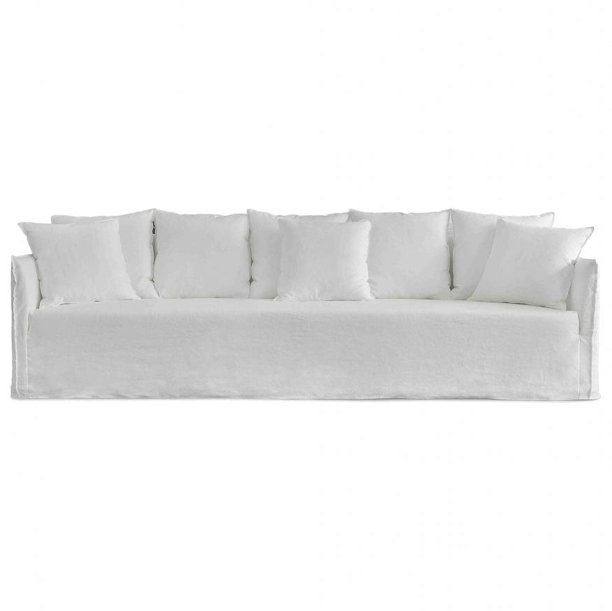 Loose Linen Cover Deep Sofa - Coastal Living