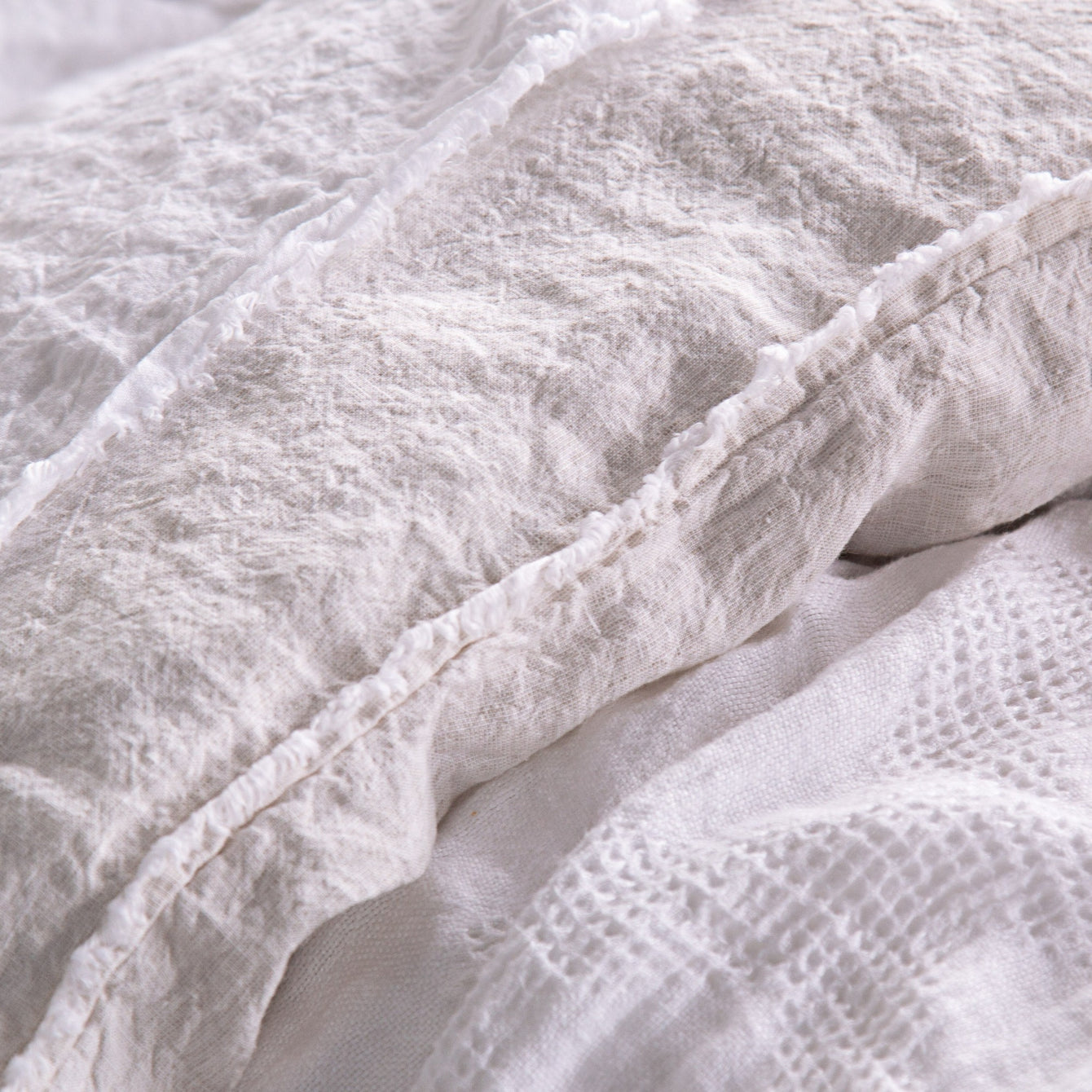 Flocca Linen Duvet Cover - Petra