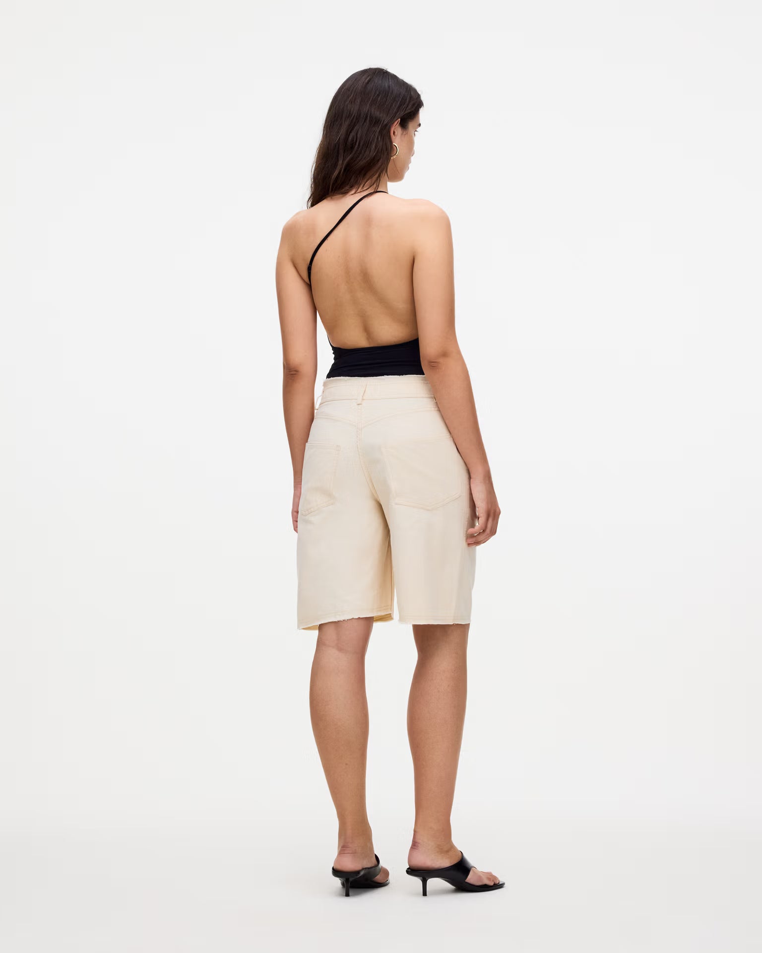 Ecru Arena Bermuda Shorts